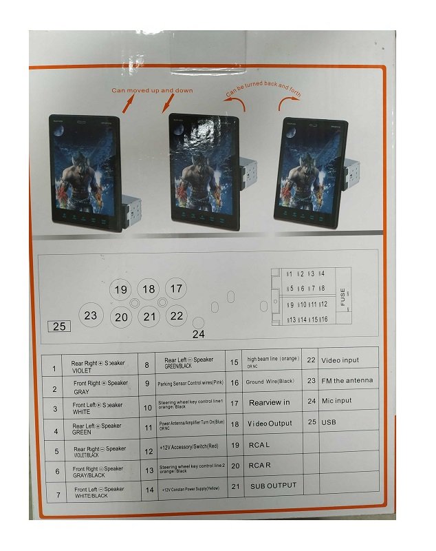 Ηχοσύστημα αυτοκινήτου 2DIN - 9501A - 9.5'' - MP5 - 003614