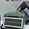Επαναφορτιζόμενο ραδιόφωνο Retro με ηλιακό πάνελ - K-371S - 023719 - Black