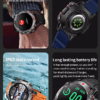 Σετ Smartwatch με 3 λουράκια - LG78 Pro - 064878 - Red