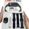Σετ Smartwatch με 3 λουράκια - LG83X Max - 065196 - Black