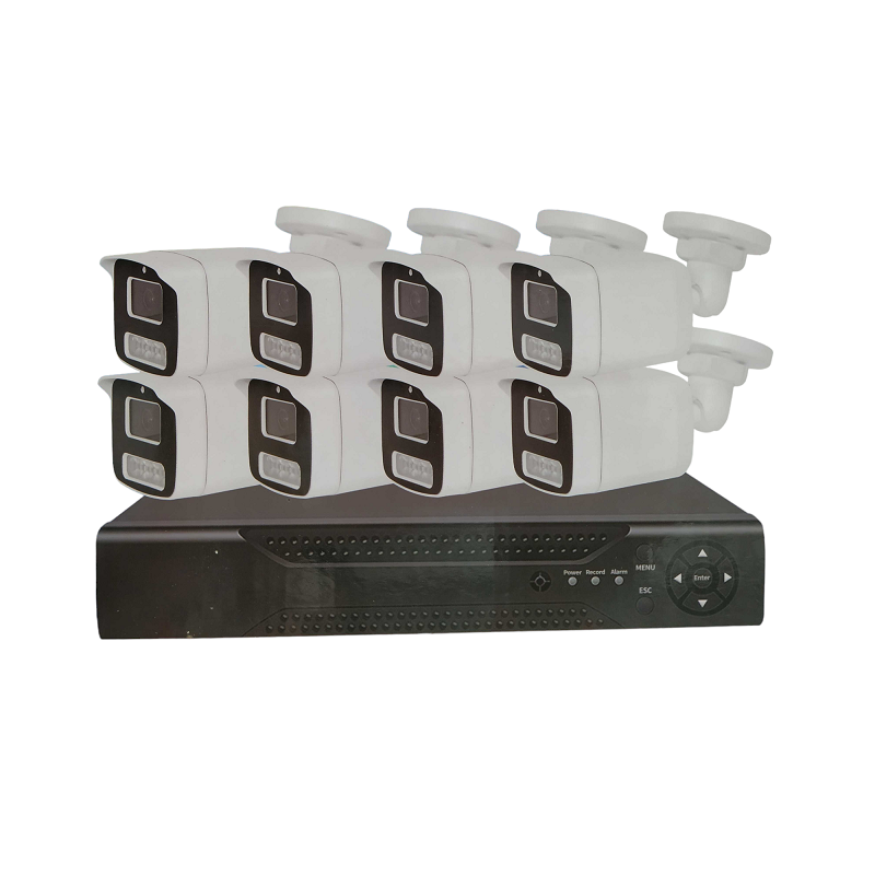 080081-2 Καταγραφικό δικτύου με 8 κάμερες - CCTV Security Recording System - POE - 080067