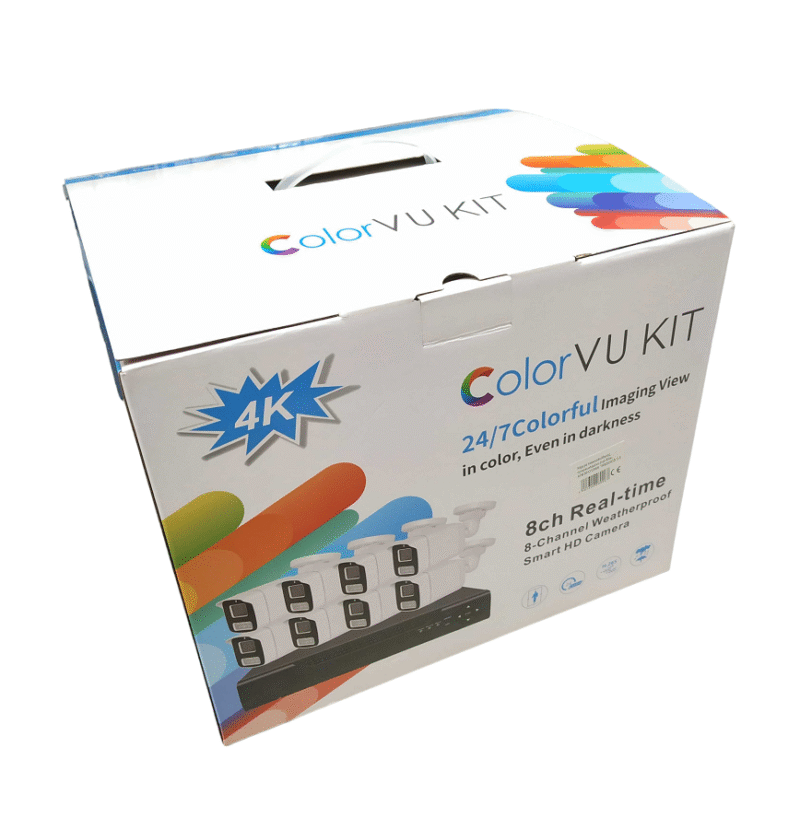 080081 Καταγραφικό δικτύου με 8 κάμερες - CCTV Security Recording System - POE - 080067