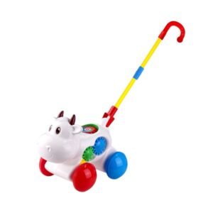 Συρόμενο παιχνίδι Αγελαδίτσα - 0516 - 117287 - White