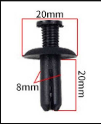 119292-Αντιγραφή Σετ συνδετήρες αυτοκινήτου - TH-498 - 20pcs - 119292