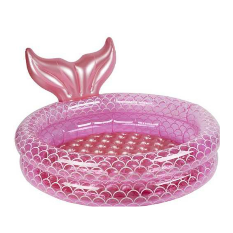 Παιδική φουσκωτή πισίνα Γοργόνα - 90cm - 150939 - Pink