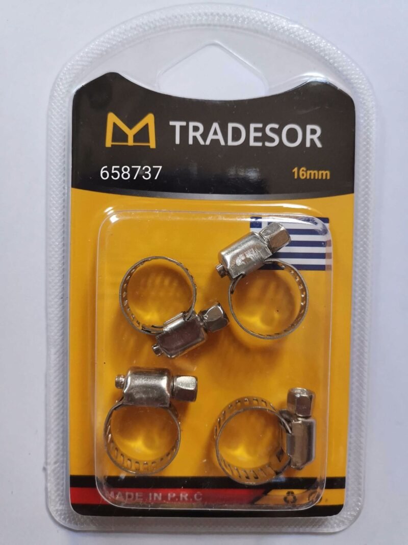 Σφιγκτήρες σωλήνων - 16mm - Σετ 12 πακέτων - 658737