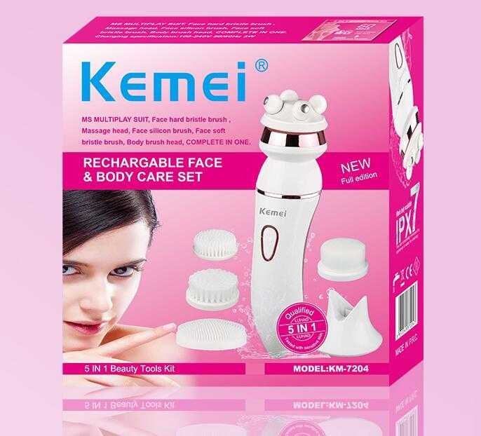 16153880799306329 Συσκευή καθαρισμού και απολέπισης προσώπου - KM-7204 - Kemei