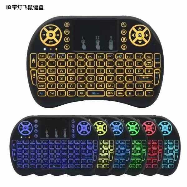 16478574850479792 Ασύρματο mini πληκτρολόγιο με Αγγλικό Touchpad - i8 - 882788 - Black