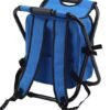 Πτυσσόμενο σκαμπό και σακίδιο camping - 1344 - 170105 - Black