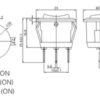Διακόπτης οχημάτων On/Off - R-F13203A-33-4U - 180932