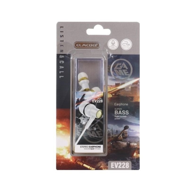 202289_w Ενσύρματα ακουστικά - EV-228 - 202289 - White