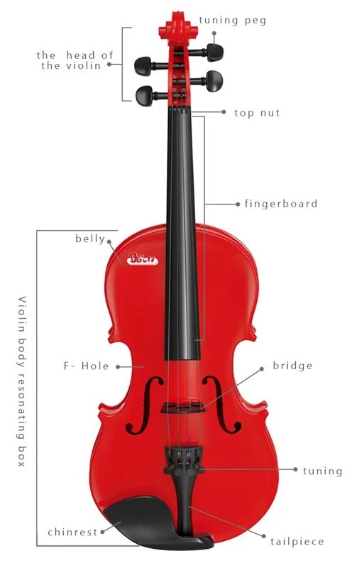 Παιδικό βιολί - 1707 - 215163 - Yellow