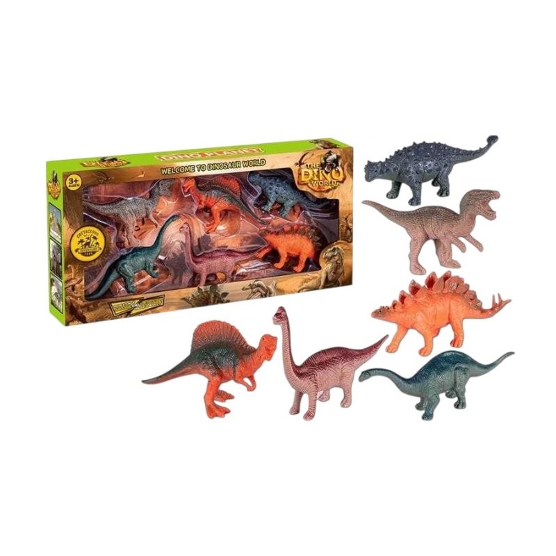215400 Σετ φιγούρες δεινοσαύρων - 6pcs - 563A - 215400