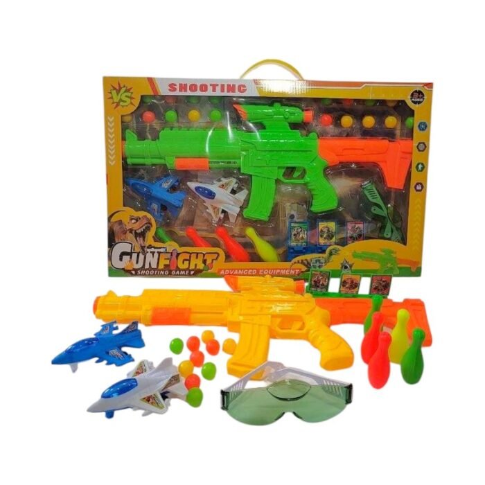 Παιδικό όπλο στόχου με αξεσουάρ - 555-12 - 215691