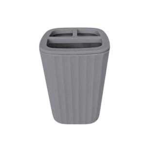 Θήκες οδοντόβουρτσας πλαστικές σε σετ 5Χ - Grey - 21602