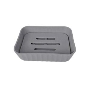 Σαπουνοθήκες μπάνιου πλαστικές - Σετ 9pcs - Grey - 21604