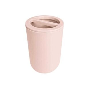 Θήκες οδοντόβουρτσας πλαστικές σε σετ 5Χ - Light Pink - 21644