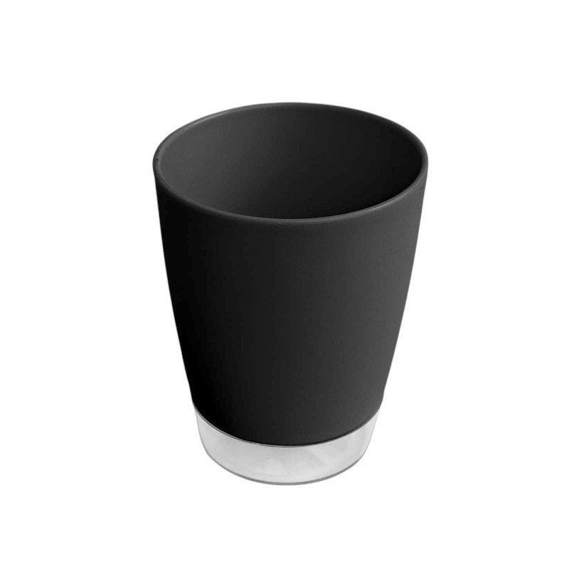 Θήκες οδοντόβουρτσας πλαστικές σε σετ 5Χ - Black - 21801