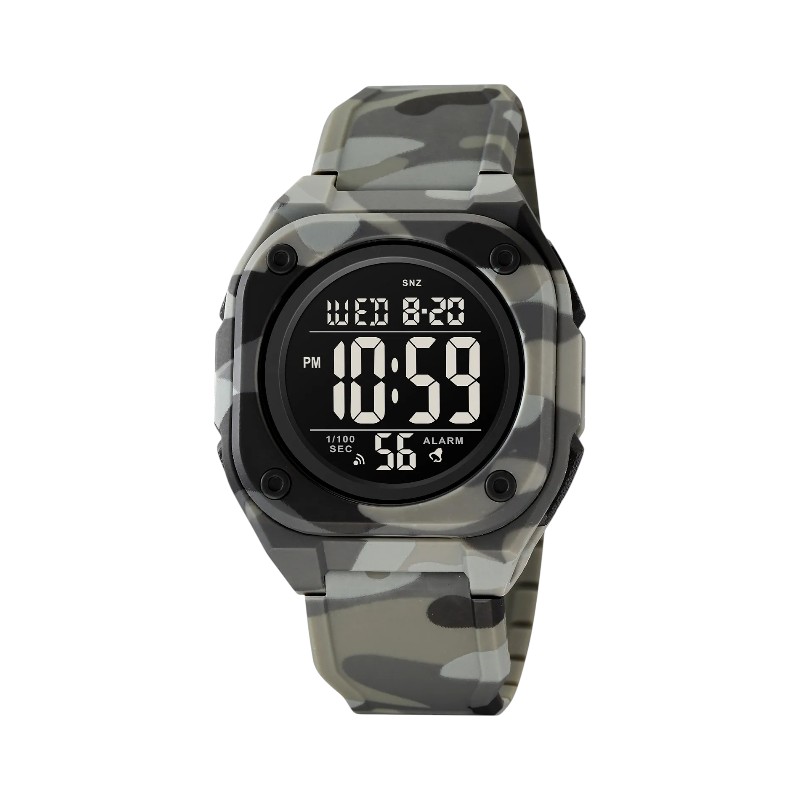 221607_army_grey Ψηφιακό ρολόι χειρός - Skmei - 2160 - Army Grey