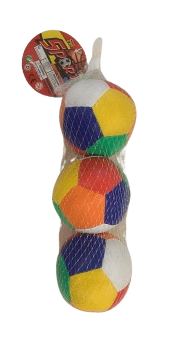 Σετ μαλακά μπαλάκια παιχνιδιού - No.3.5 - 3pcs - 7870-50 - 222071