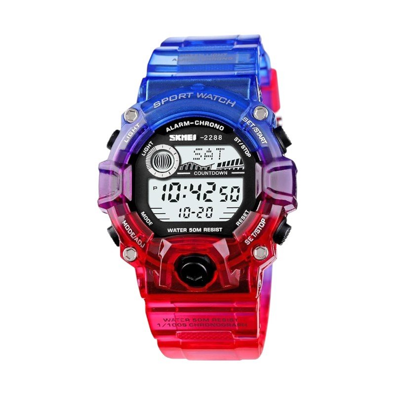 222888-3 Ψηφιακό ρολόι χειρός - Skmei - 2288 - Blue/Red
