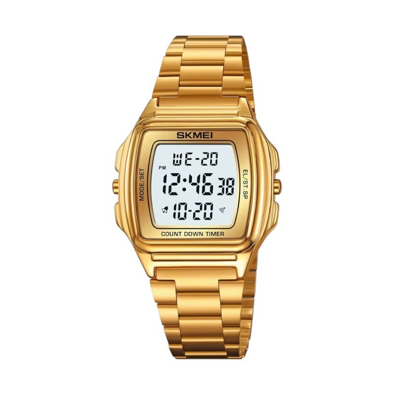 223298-3-1 Ψηφιακό ρολόι χειρός - Skmei - 2239 - Gold