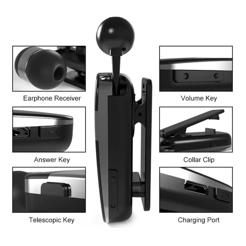 Ασύρματο ακουστικό Bluetooth - K53 - 231011K53 - Black