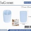 Θήκες οδοντόβουρτσας πλαστικές σε σετ 5Χ - Light Blue - 21662