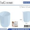 Θήκες οδοντόβουρτσας πλαστικές σε σετ 5Χ - Light Blue - 21681