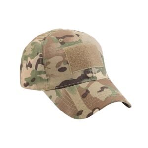 Ανδρικό καπέλο jockey στρατιωτικού τύπου - M02 - 270607 - Green