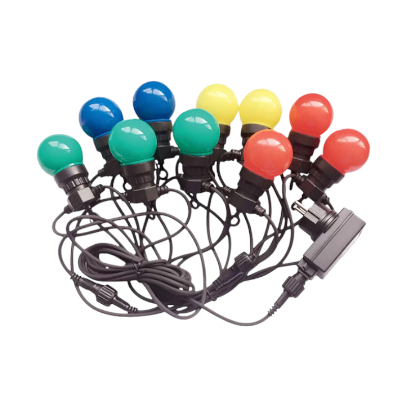 272376_rgb Γιρλάντα φωτισμού LED εξωτερικού χώρου - 5m - 10pcs - 272376 - RGB