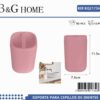 Θήκες οδοντόβουρτσας πλαστικές σε σετ 5Χ - Pink - 21734