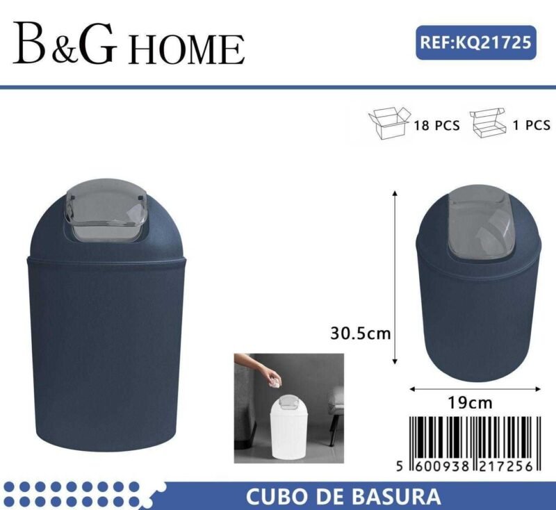 2cdb878a78efa18276830ac8ff4b5af0 Κάδος απορριμμάτων μπάνιου πλαστικός - Blue - 21725