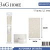 Αντιολισθητικό πατάκι μπάνιου - M0832 - 36x66cm - Beige - 21075