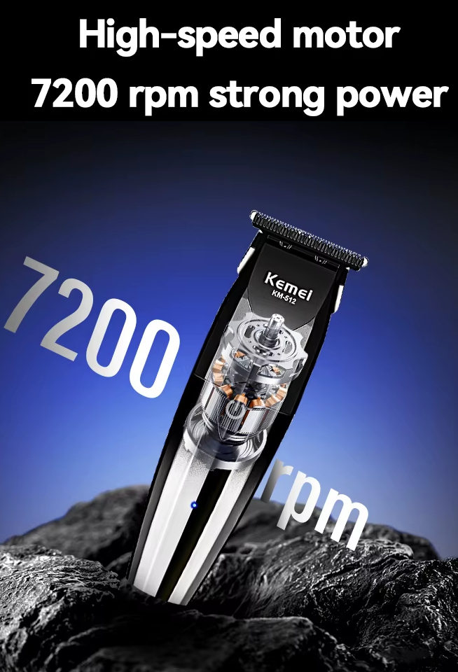Κουρευτική μηχανή - KM-512 - Kemei - Silver