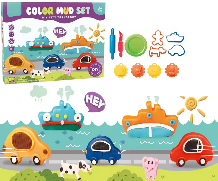 310407-310410 Σετ κατασκευών DIY με πλαστελίνη - 5838-140A - 310392