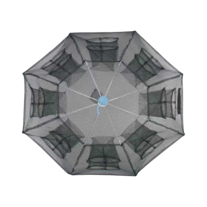 Πτυσσόμενη παγίδα ψαρέματος - Κιούρτος με 16 εισόδους - 831359