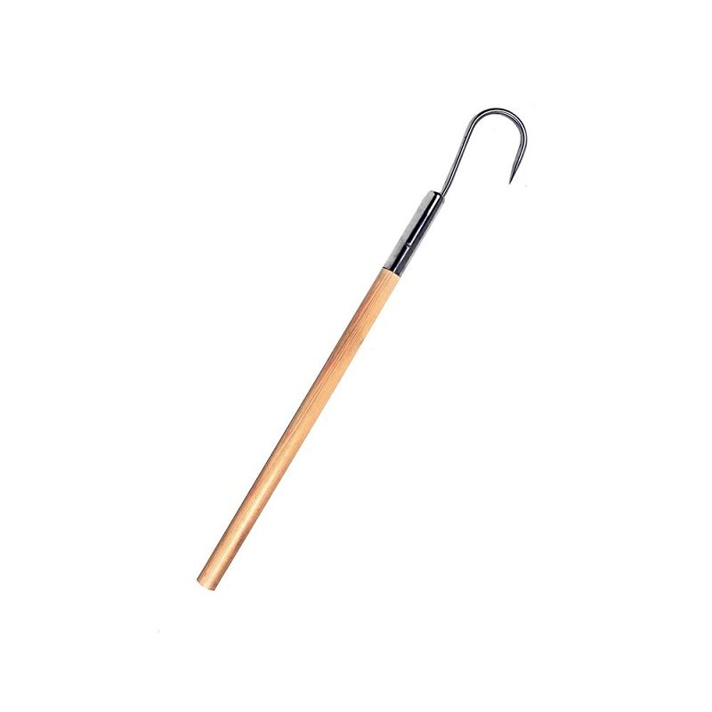 31886 Γάντζος ψαρέματος αλουμινίου με ξύλινη λαβή - Gaff - 120cm - 31889