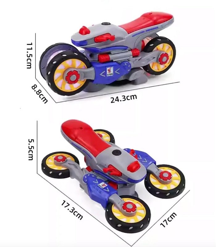 345151-2 Ηλεκτρονική μοτοσυκλέτα με περιστροφή - Twisting 360 - YJ388-6 - 308112