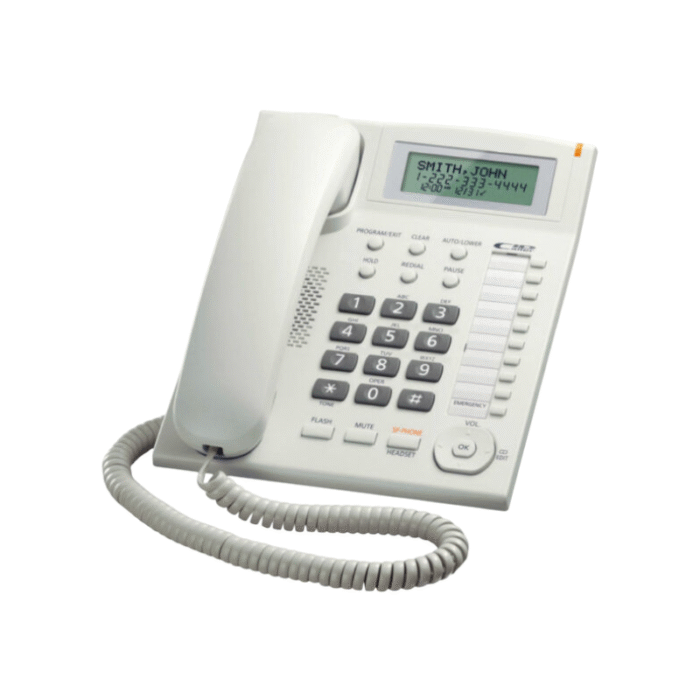 Ενσύρματο σταθερό τηλέφωνο - OHO-093 - 368801 - White