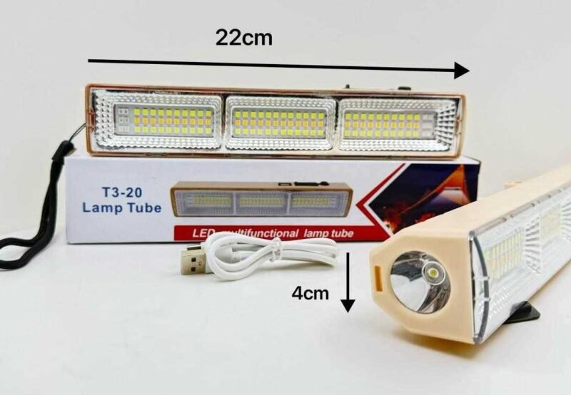 Επαναφορτιζόμενος προβολέας LED - Μπάρα - 22cm - T03 - 419277