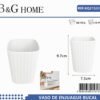 Θήκες οδοντόβουρτσας πλαστικές σε σετ 5Χ - White - 21531