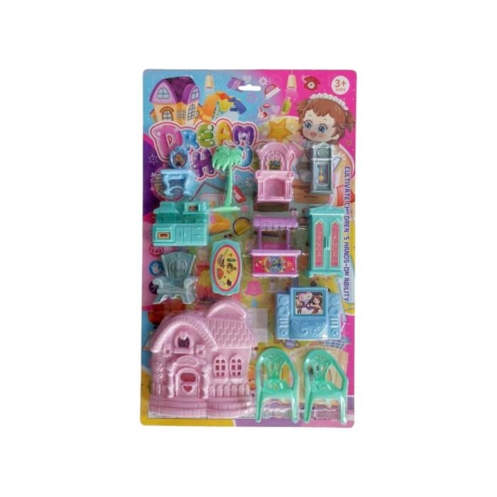 Σετ αξεσουάρ για κουκλόσπιτο mini - J790C - 502192