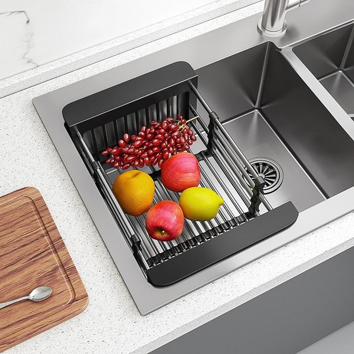 521957 Πτυσσόμενος στεγνωτήρας πιάτων νεροχύτη κουζίνας - 8819 - 521957