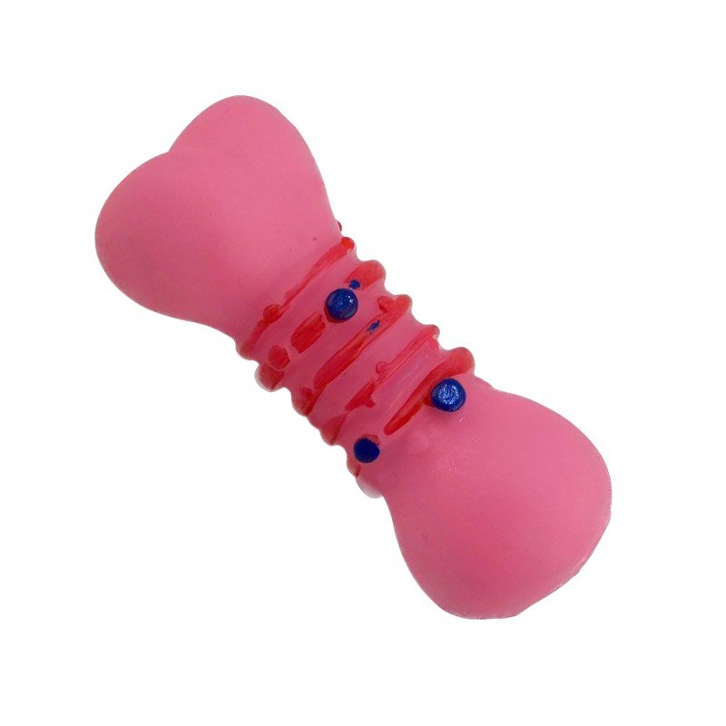 550312 Παιχνίδι σκύλου Latex κόκκαλο - 11.5x4.5cm - 12pcs - 550312