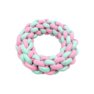 Παιχνίδι σκύλου κρίκος από σχοινί - 16cm - 550589