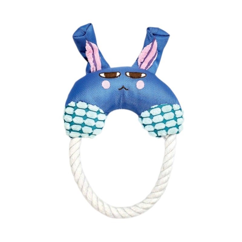 550752 Υφασμάτινο παιχνίδι σκύλου με σχοινί - 20x14cm - 550752