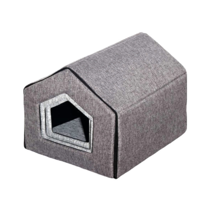 Σπίτι-κρεβάτι κατοικιδίου - 3pcs - 550917 - Grey