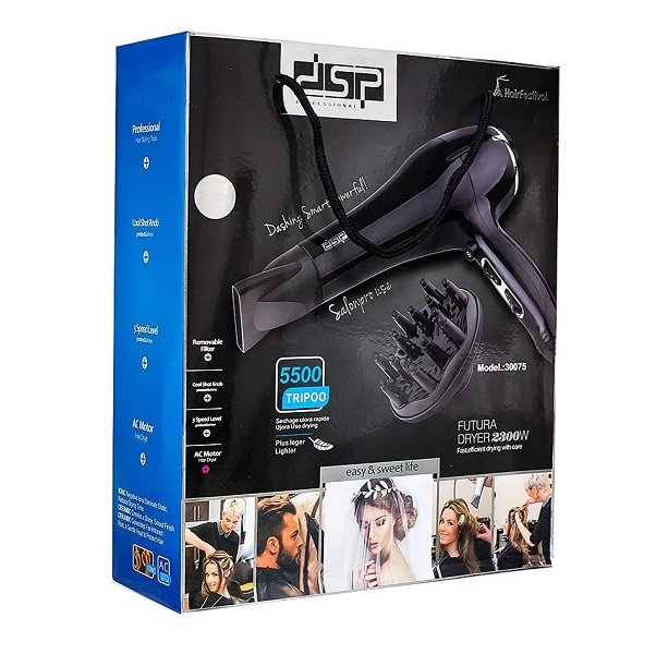 561291_b-3 Πιστολάκι μαλλιών - 30075 - DSP - 561291 - Black