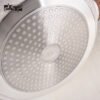 Ρηχή κατσαρόλα αντικολλητική με καπάκι - 5.5L - CA005-BS32-Beige - DSP - 563806